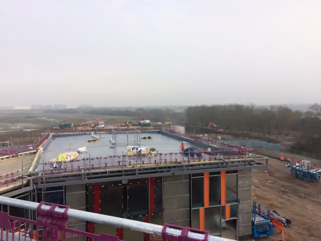 View from the top of Hampton Gardens School