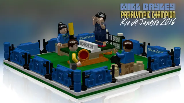 Will Bayley's magical golden moment at the Rio Paralympics immortalised in Lego