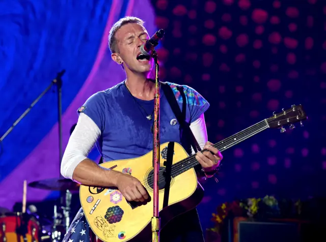 Chris Martin from Coldplay