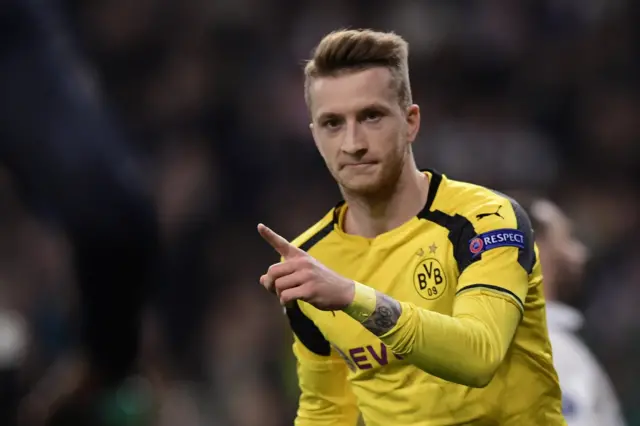 Marco Reus celebrates