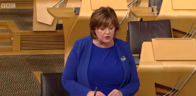 Culture Secretary Fiona Hyslop