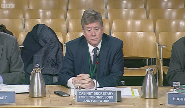 Economy, Jobs and Skills Secretary Keith Brown