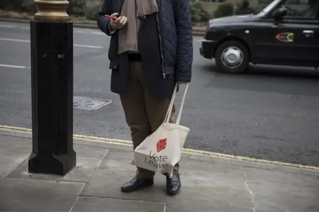 Man outside the Supreme Court