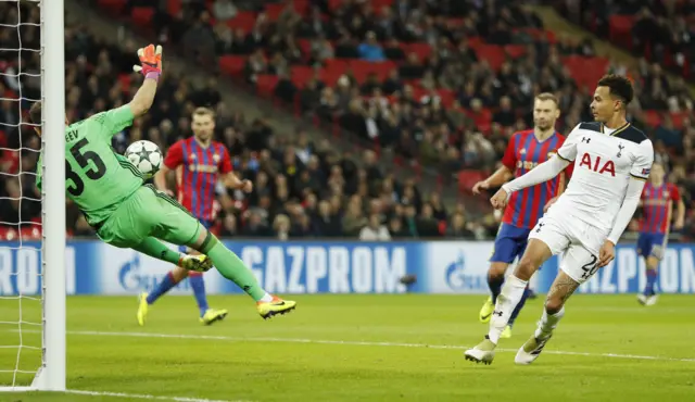 Igor Akinfeev makes a save