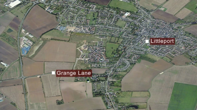 Map showing Grange Lane in Littleport