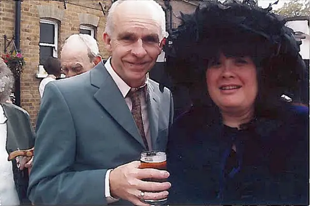 Andrew Lane and his wife