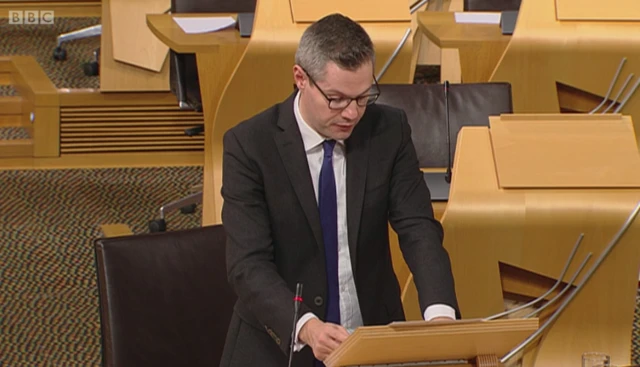 Finance Secretary Derek Mackay