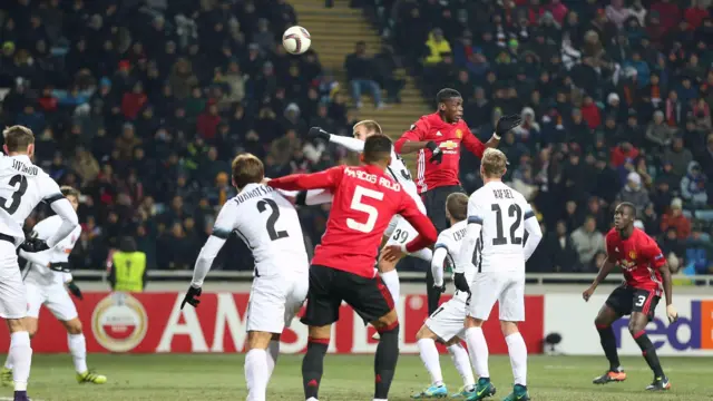 Paul Pogba header