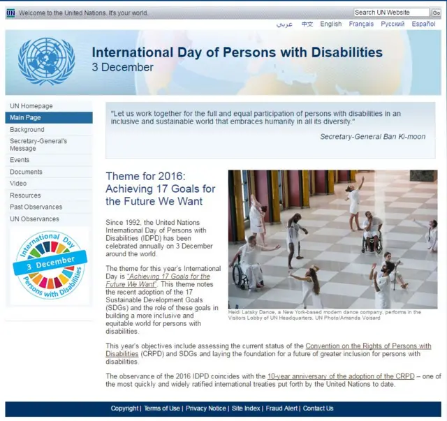 International Day of Persons with Disabilities