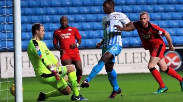 Marvin Sordell has scored seven goals in 22 games for Coventry this season