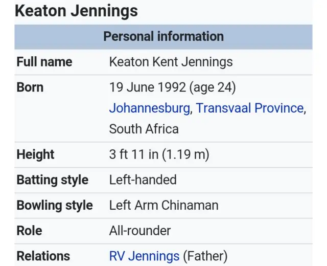 Keaton Jennings