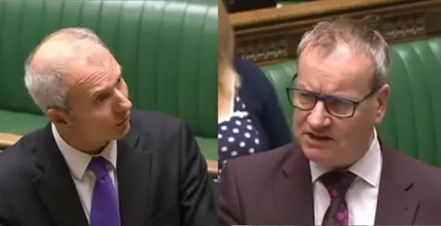 David Lidington and Pete Wishart in the Commons