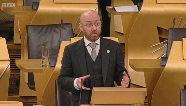 Scottish Greens Co-convener Patrick Harvie