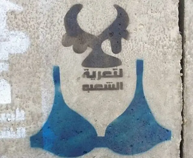 Bahia Shehab's graffiti