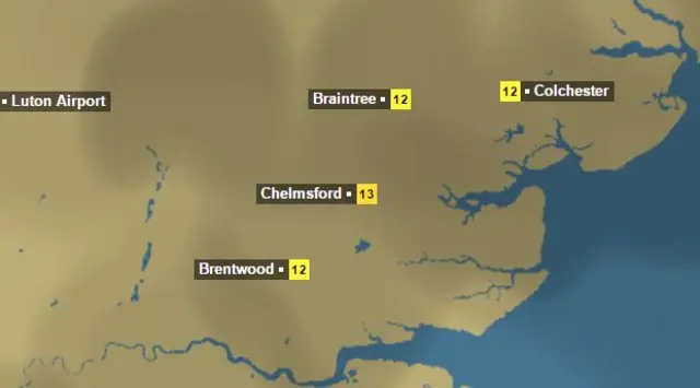 Map of Essex
