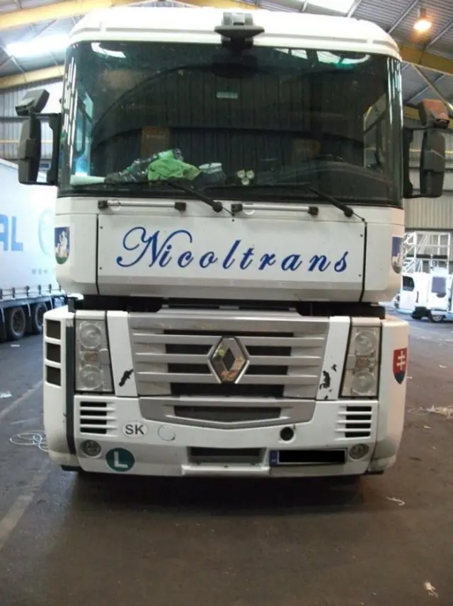 Pavol Cizmar's lorry