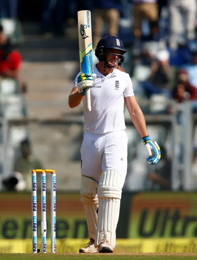 England's Jos Buttler reaches 50