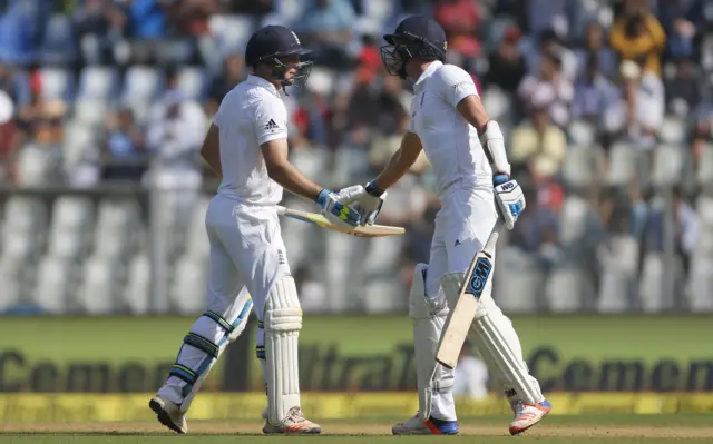 England's Jos Buttler and Jake Ball