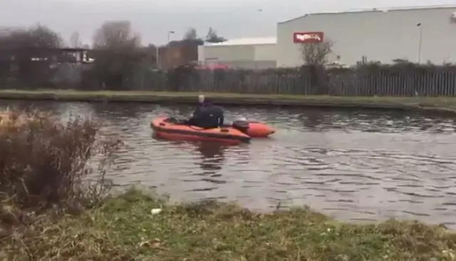 South Yorkshire Police search banks