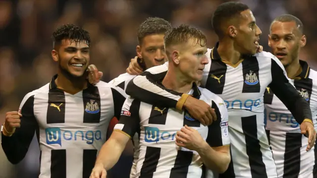 Newcastle celebrate