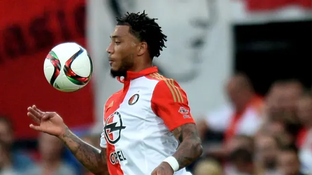 Feyenoord forward Colin Kazim-Richards