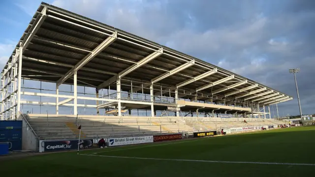 East Stand at Sixfields