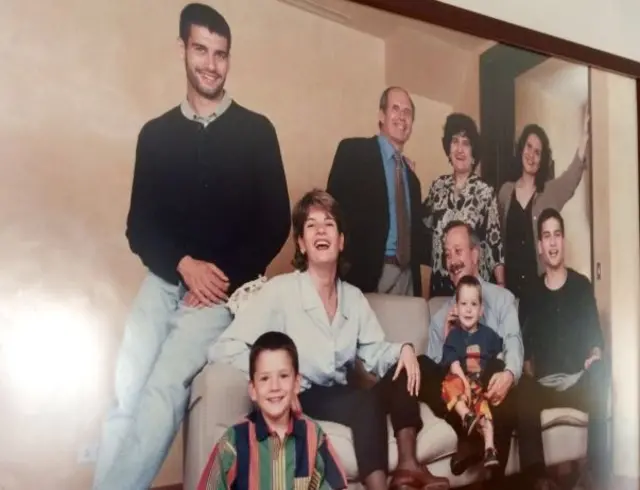 Pep Guardiola and family