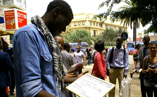 Joseph Oudo a former pupil