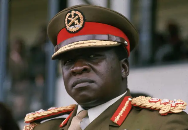 circa 1972: Ugandan soldier, dictactor and head of state (1971 - 1978) General Idi Amin