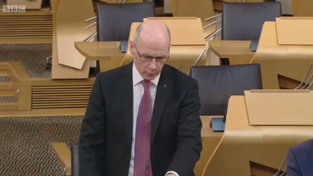 Finance Secretary John Swinney