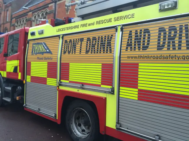 Leicestershire fire engine