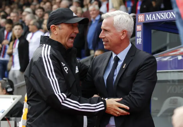 Tony Pulis and Alan Pardew