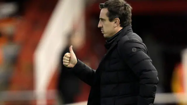 Gary Neville gestures