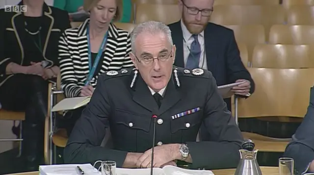 Police Scotland's Chief Constable Philip Gormley