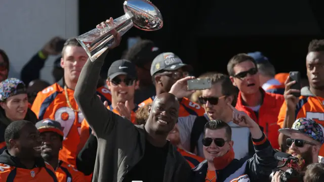 Denver Broncos celebrate