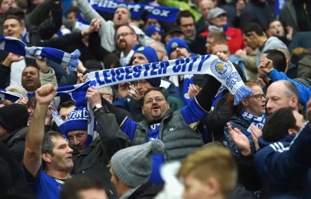 Leicester City fans