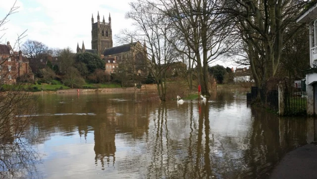 Flooding in Worcester