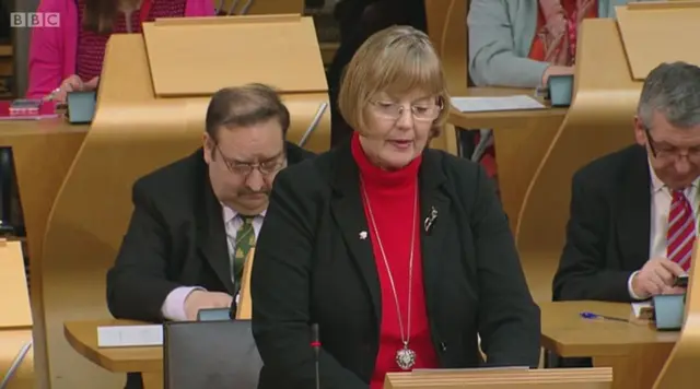 Labour MSP Margaret McDougall