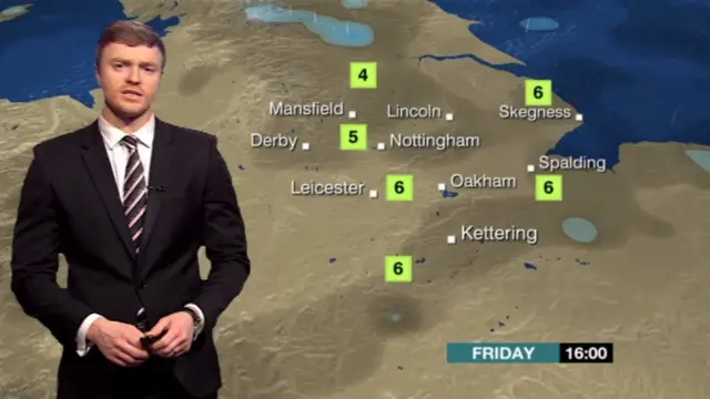 Charlie Slater's weather map