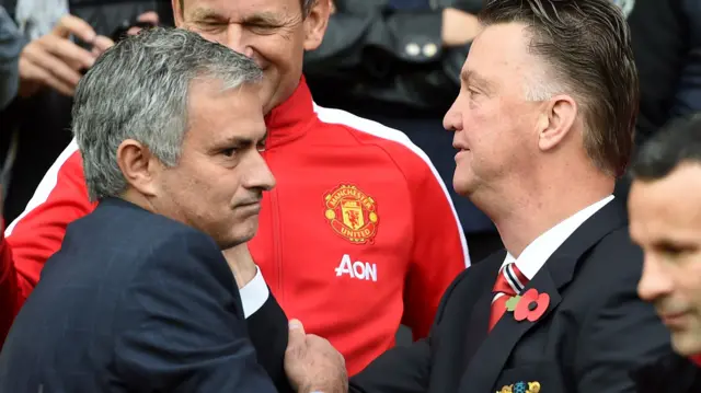 Van Gaal and Mourinho