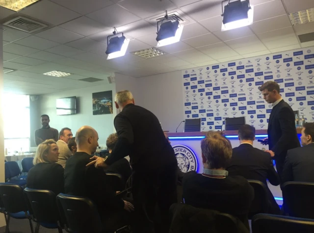 Claudio Ranieri press conference