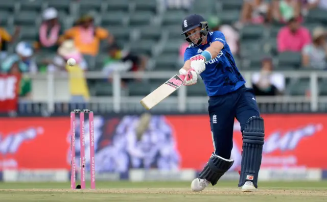 Joe Root of England bats