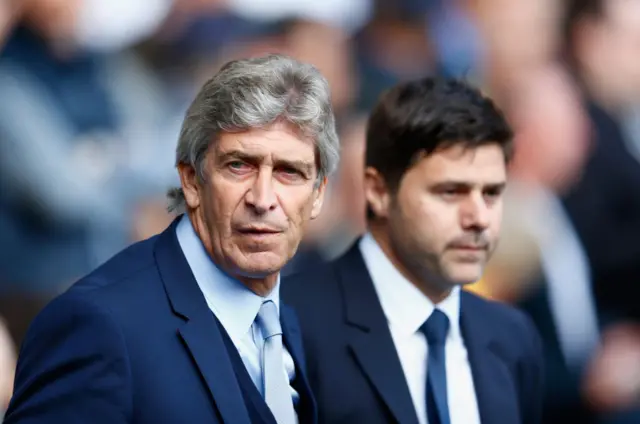 Manuel Pellegrini and Mauricio Pochettino