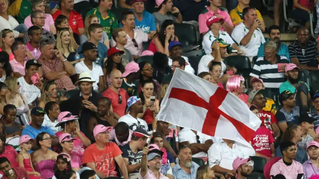 Fans at the cricket