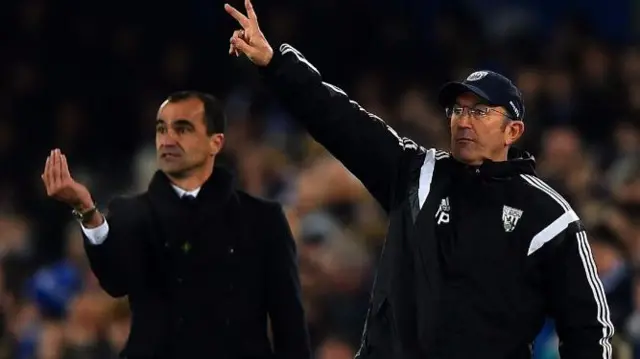 Roberto Martinez and Tony Pulis