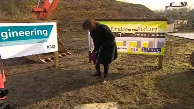 Nicky Morgan digging