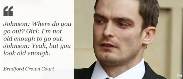 Adam Johnson alleged quote