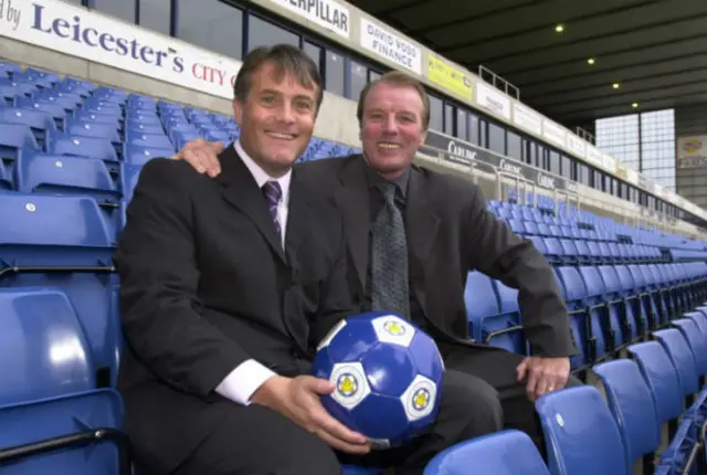 Dave Bassett unveils his assistant Micky Adams at Leicester