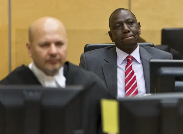William Ruto in The Hague
