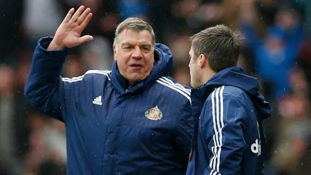 Sam Allardyce celebrates